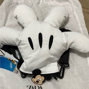 Zara Disney Mickey glove purse, bag, NWT